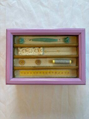 Handmade in Portugal Jewelry/Sewing Notions Box